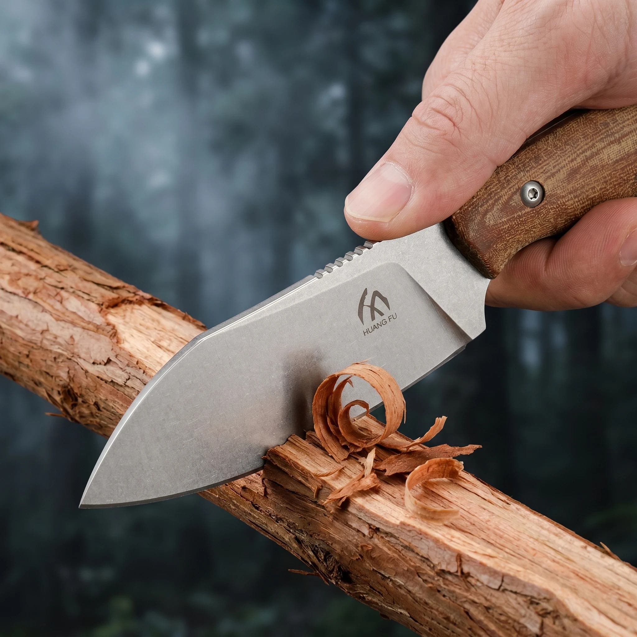 Lightweight Compact Outdoor Knife - Durable and Wear-resistant Material for Daily Commuting, Camping, and Casual Practical Cutti - view 2