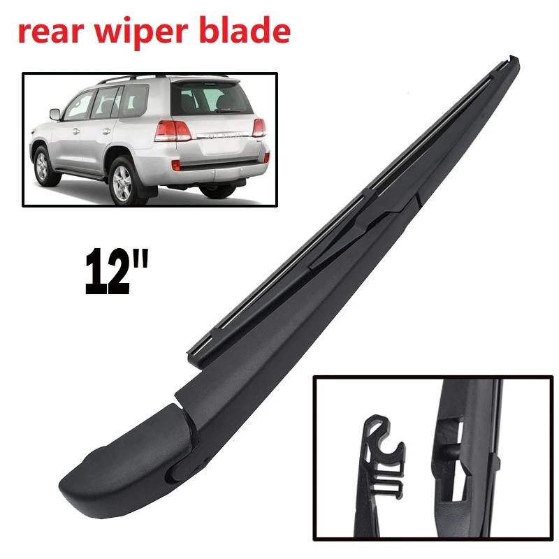 Rear Windshield Wiper Arm Blade Kit for Toyota Land Cruiser Lexus LX570 2008-2015 GX470 2003-2009 85241-42070