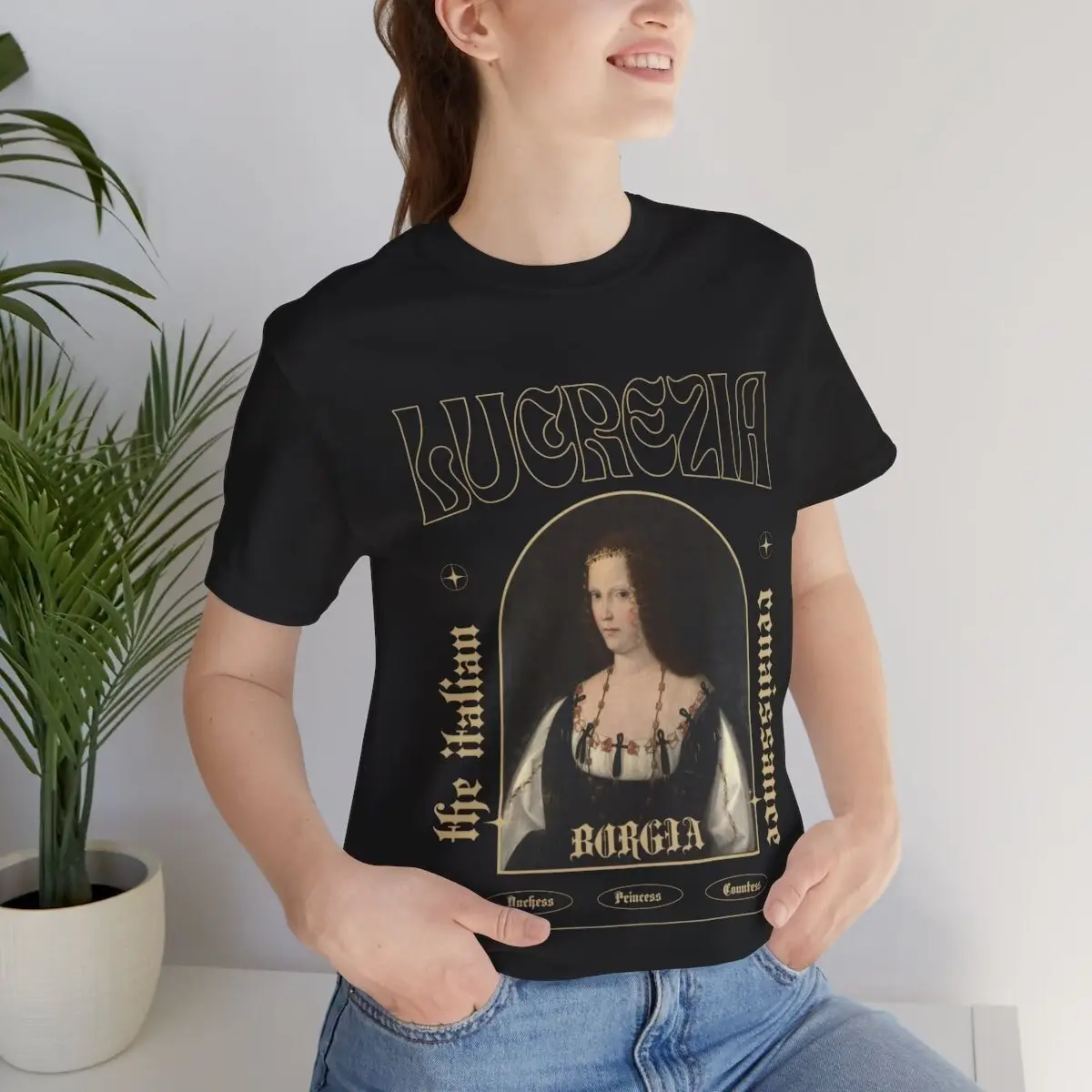 Lucrezia Borgia The Italian Renaissance Jersey  T Shirt