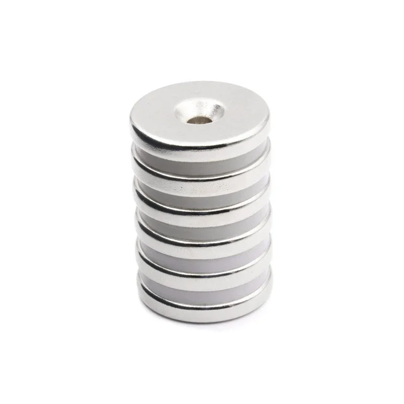 18x3-5 mm Permanent NdFeB Strong Magnets 18*3 mm Hole 5mm Round Countersunk Neodymium Magnetic Magnet 18x3-5mm 18*3-5