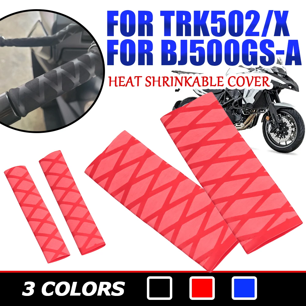 

Motorcycle Heat Shrinkable Non-Slip Handle Rubber Sleeve Handlebar Covers For Benelli TRK502 TRK502X TRK 502 X 502X BJ500GS-A