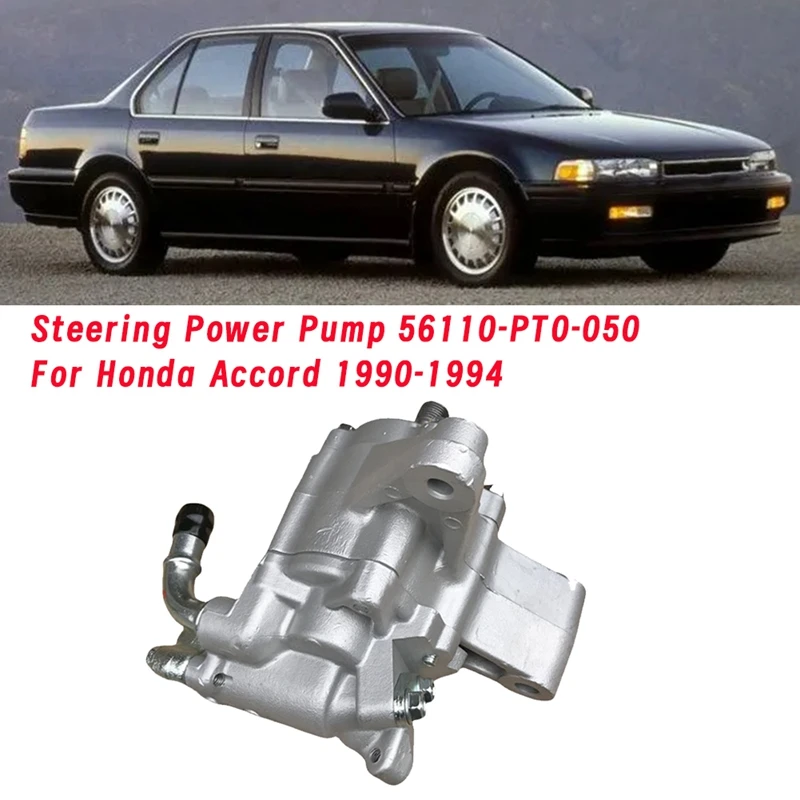 Bomba de óleo de potência de direção de carro para Honda Accord 1990-1994, 56110PT0050 peças, 56110-PT0-050