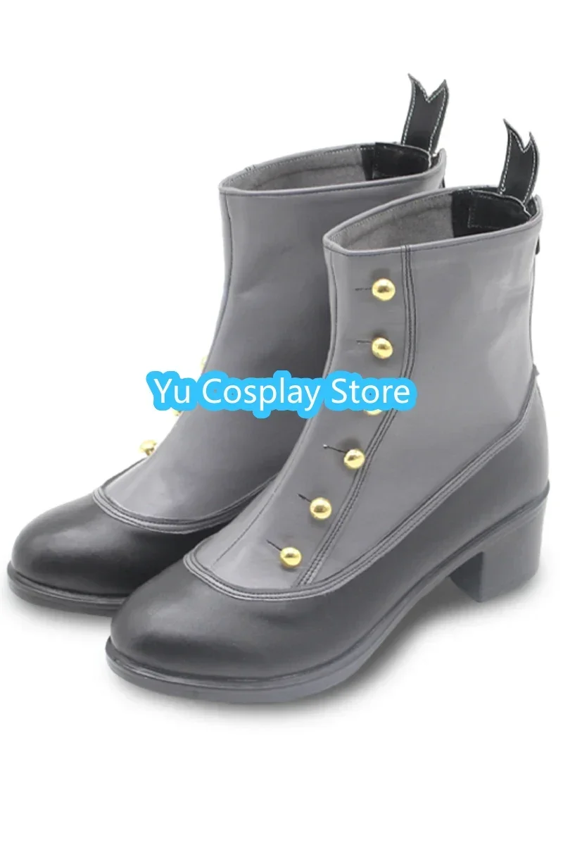 Shinonome Akito Scarpe Cosplay Gioco Puntelli Cosplay Stivali di Carnevale di Halloween Scarpe in pelle PU su misura