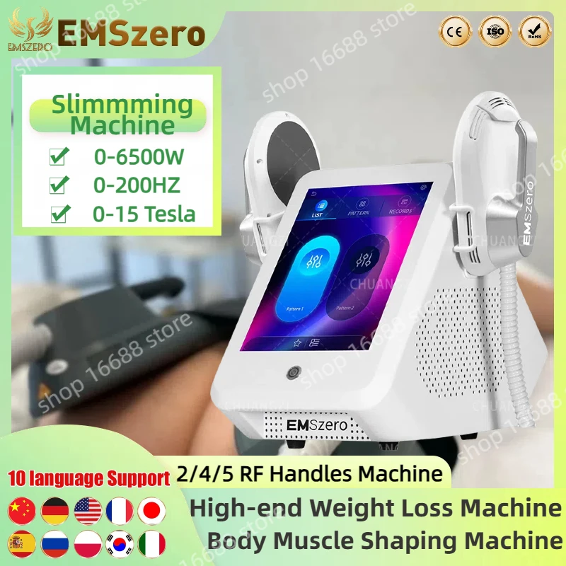

EMSZERO PRO Ultra Therapy 15 Tesla 6500W Hiemt Lose Weight EM Body Slim Muscle Stimulation Professional EMSZERO NEO Machine