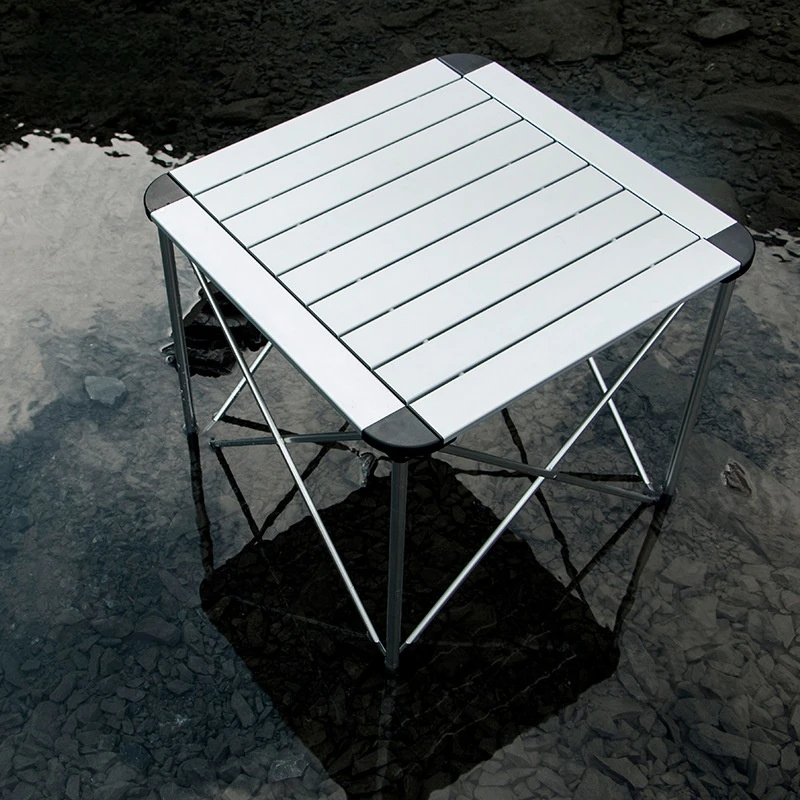 

Outdoor Portable Table Aluminum Alloy Picnic Camping Table Outdoor Barbecue Tables Folding Ultralight Table New