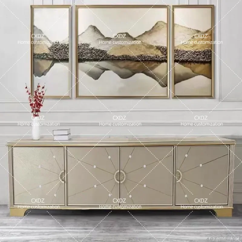 Modern Minimalist TV Stand Floor Cabinet for Living Room Bedroom High End Storage Locker Simple Luxury Media Console Unit