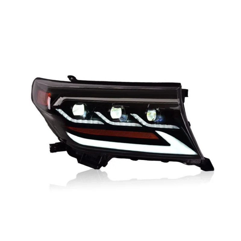 

Specially Designed for Toyota Hilux Headlight Assembly With Hilux Modified LED Lens Daytime Running Lights Flowing Turn Signals