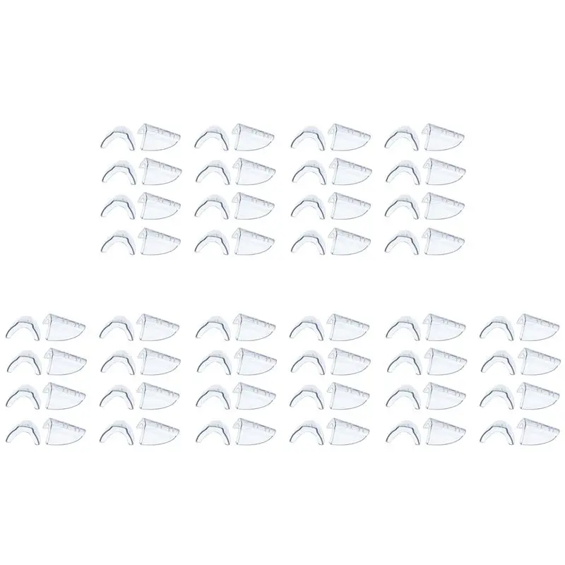 40 Pairs Safety Eye Glasses Side, Slip On Clear Side Shield For Safety Glasses- Fits Most Eyeglasses(M-L)-Y41A