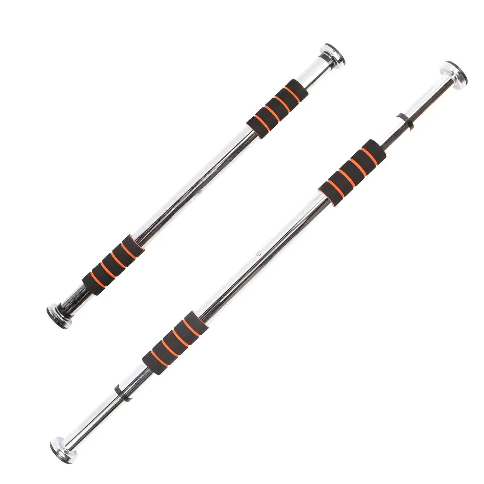 Heavy Duty Stainless Steel Pull Up Bar with Adjustable Doorway Mount Antislip Comfortable Grip for Gym