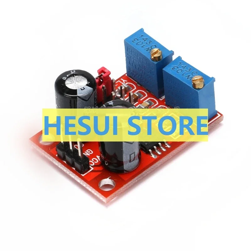 NE555 Square wave rectangular wave signal generator with adjustable pulse frequency duty ratio module