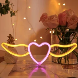 The New wing Neon Sign Light Wall Decorations Home wine glass LED Night Light Home Ornament Party Holiday Decor Kids Gift