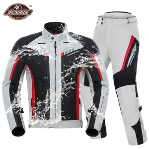 Herobiker jaqueta impermeável para motocicleta, jaqueta de corrida masculina, calças vestíveis para motocicleta, roupas de moto com proteção de eva 6 principais vendas camisola yamaha moto - №4