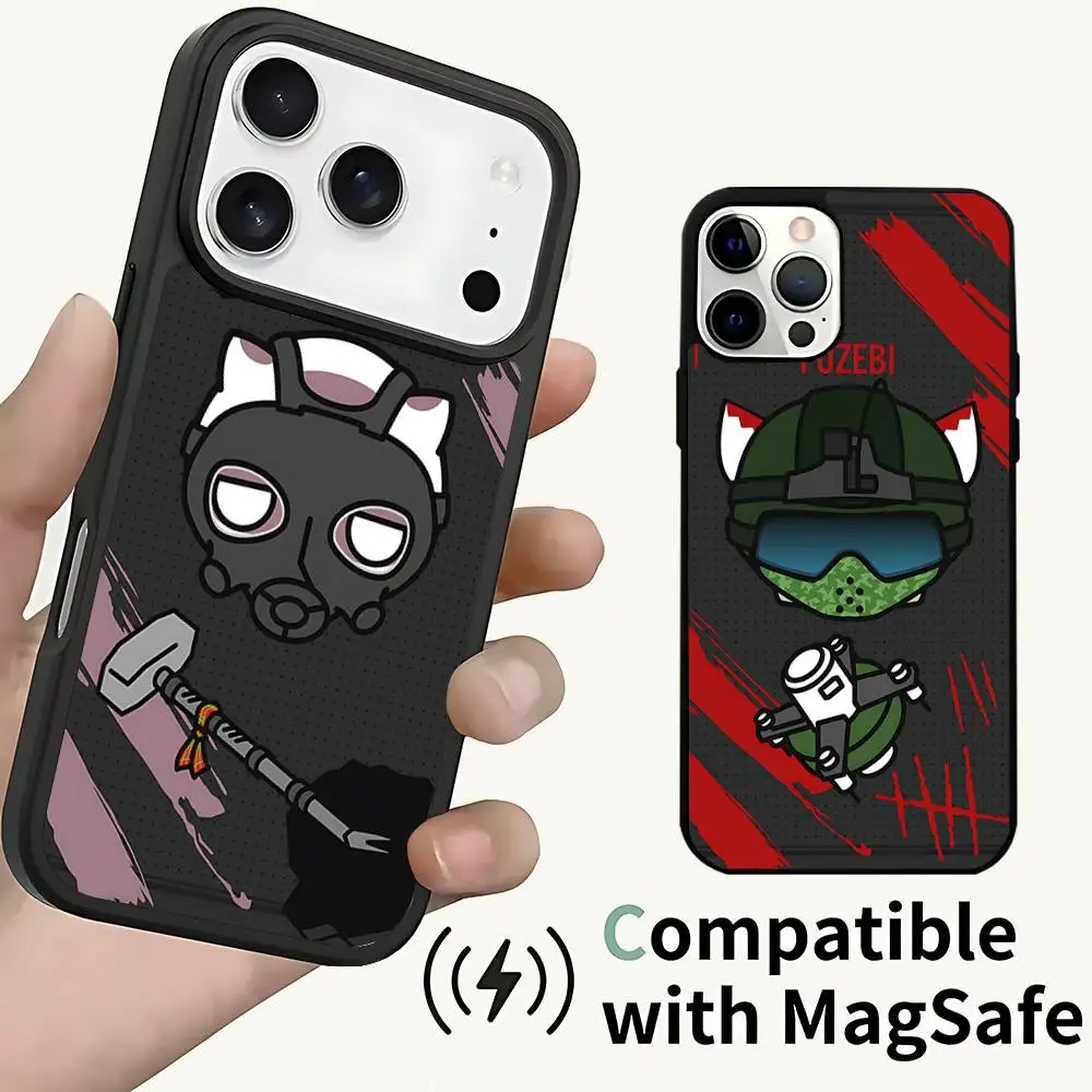 

Game R-Rainbow-Six S-Siege Phone Case For iPhone 17,16,15,14,13,12,11,Pro,Max,Plus,Mini,SE4,E Magnetic Magsafe Wireless Charging