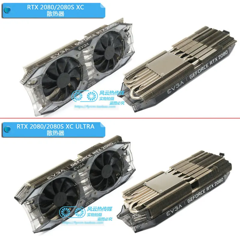 Nieuwe Originele de Koeler voor EVGA RTX2070 RTX2070S RTX2080 RTX2080S RTX2080Ti XC ULTRA Grafische Videokaart