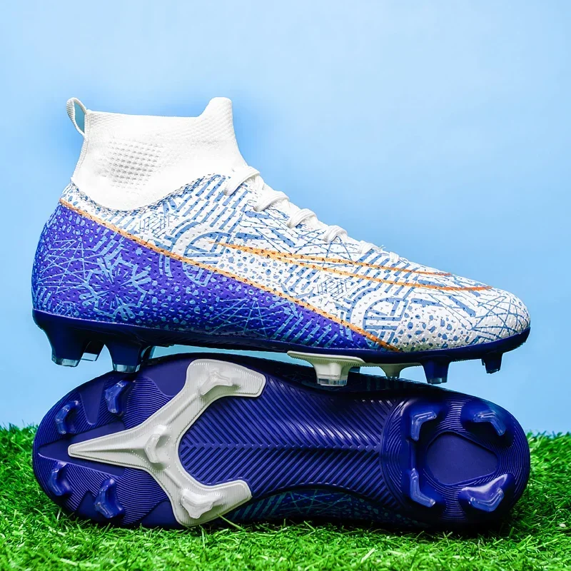 High Quality Football Boots Men's Soccer Cleats Kids Boys Football Shoes Unisex Training Soccer Shoes Non-Slip Sneakers