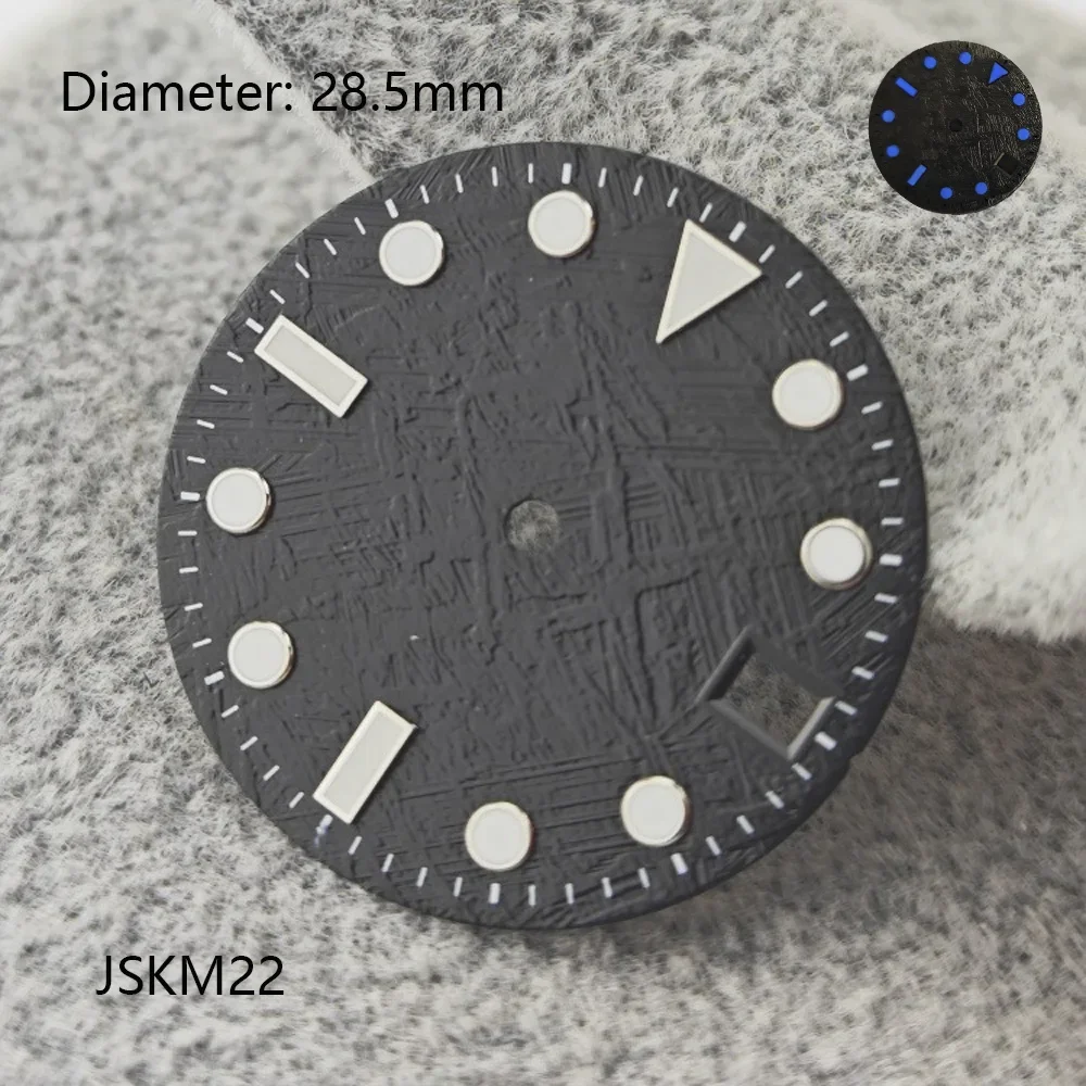 28.5mm meteorite pattern BGW9 night glow sterile NH35 dial watch accessory customized watch