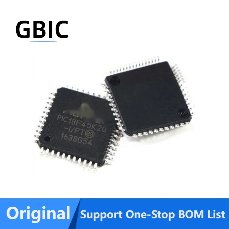 

5 Pcs PIC18F45K20-I/PT PIC18F45K40-I/PT PIC18F45Q10-I/PT TQFP44