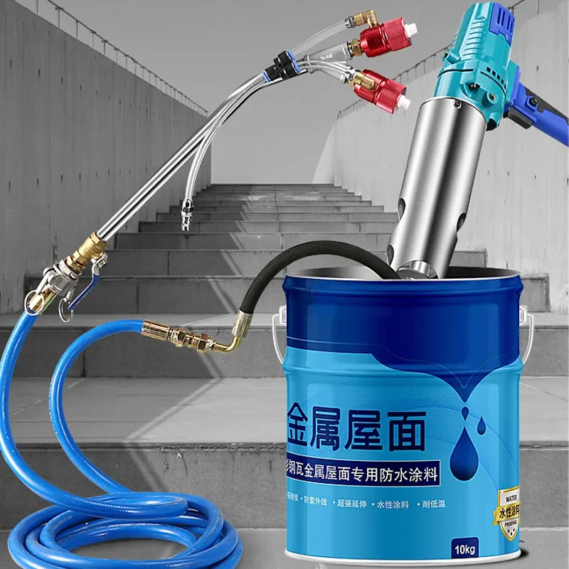 New Portable Waterproof Spraying Machine Multifunctional High Pressure 220V/1500W Polyurethane Putty Cement Grouting Machine