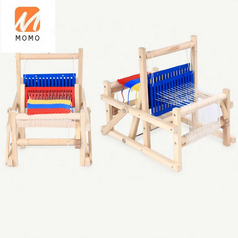 DIY weave knitting wool machine parent-child interactive toy wooden loom