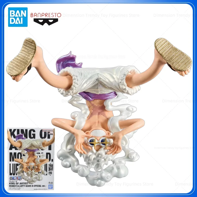 En stock Bandai Banpresto Original King Of Artist Anime One Piece Luffy GEAR5 II-SPECIAL Ver. Figura de acción, modelo de juguete, regalo DT