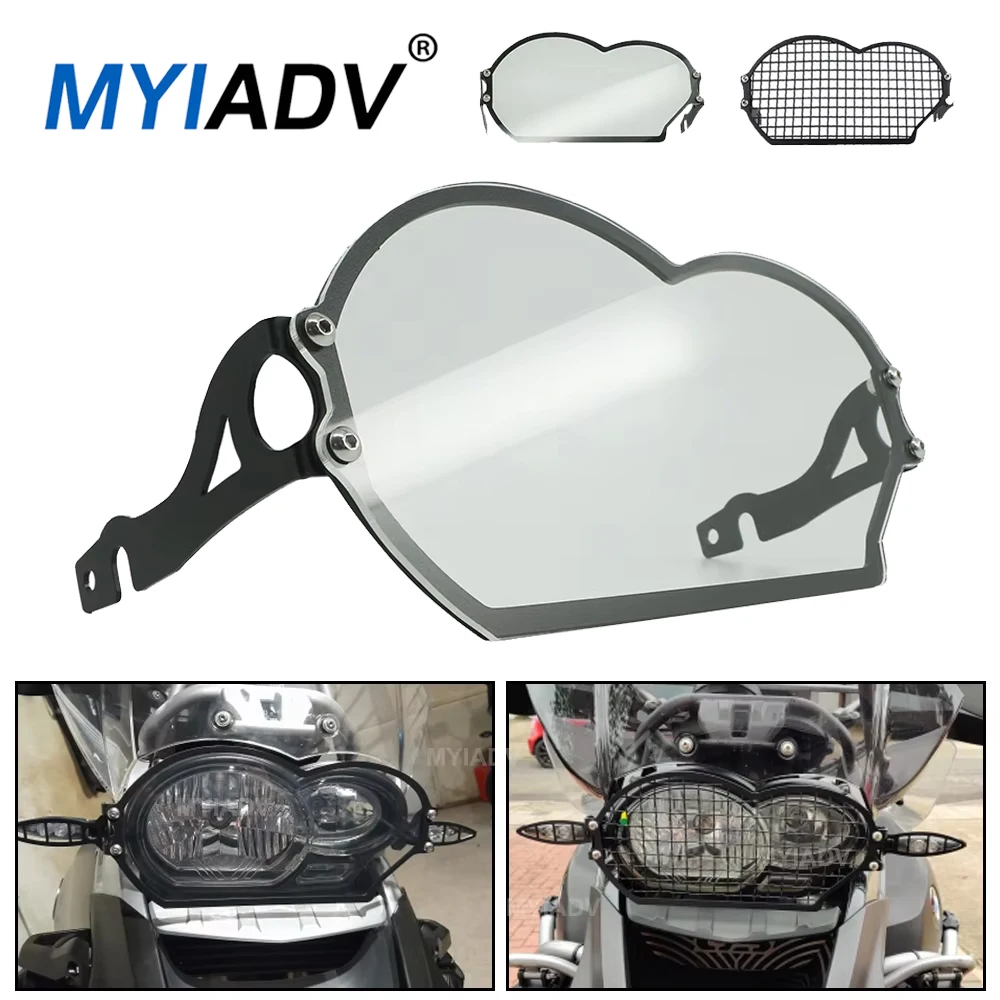 

R1200GS Headlight Guard Protector Cover For BMW R1200GSA R 1200 GS Adv 2004-2008-2012 Motorcycle Head Light Protection Grill
