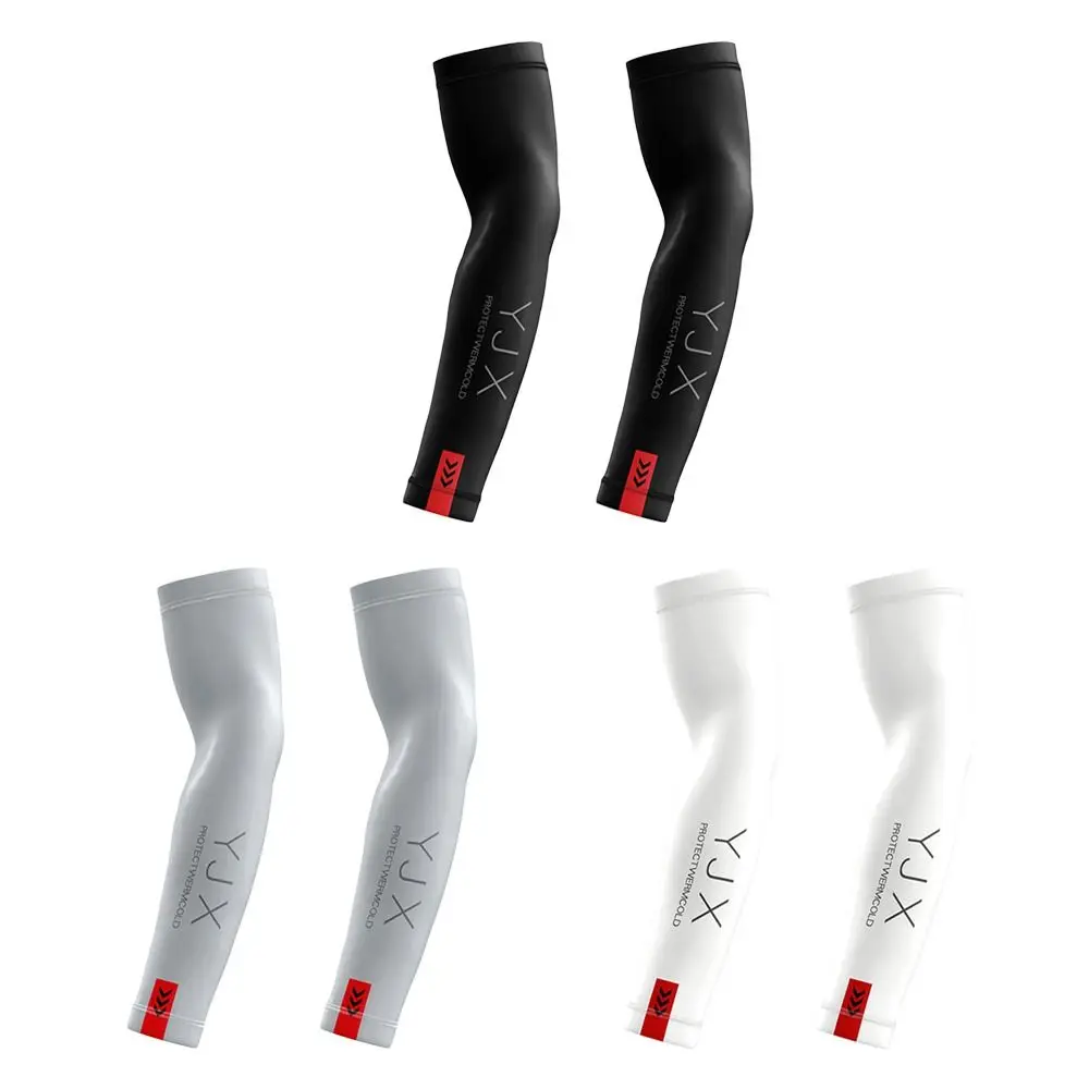 Mangas de brazo de verano para hombre y mujer, protección solar elástica para deportes, cubierta para brazo, baloncesto al aire libre, ciclismo, guantes para conducir, 1 par