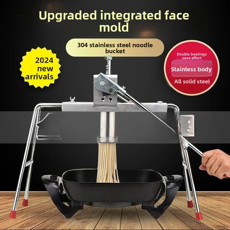Household Grenade Machine, Manual Grenade Noodle Press, Heluo Bed, Small Noodle Machine, Stainless Steel Noodle Press