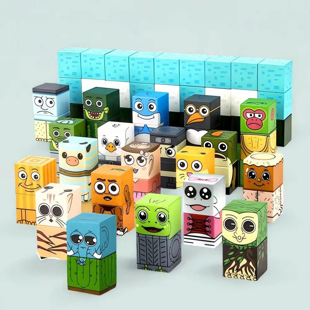 مجموعة بناء البلاط المغناطيسي 94 قطعة للأطفال، ألعاب تعلم الجذعية لمرحلة ما قبل المدرسة للأطفال من سن 3 إلى 8 سنوات، هدية تعليمية إبداعية ثلاثية الأبعاد