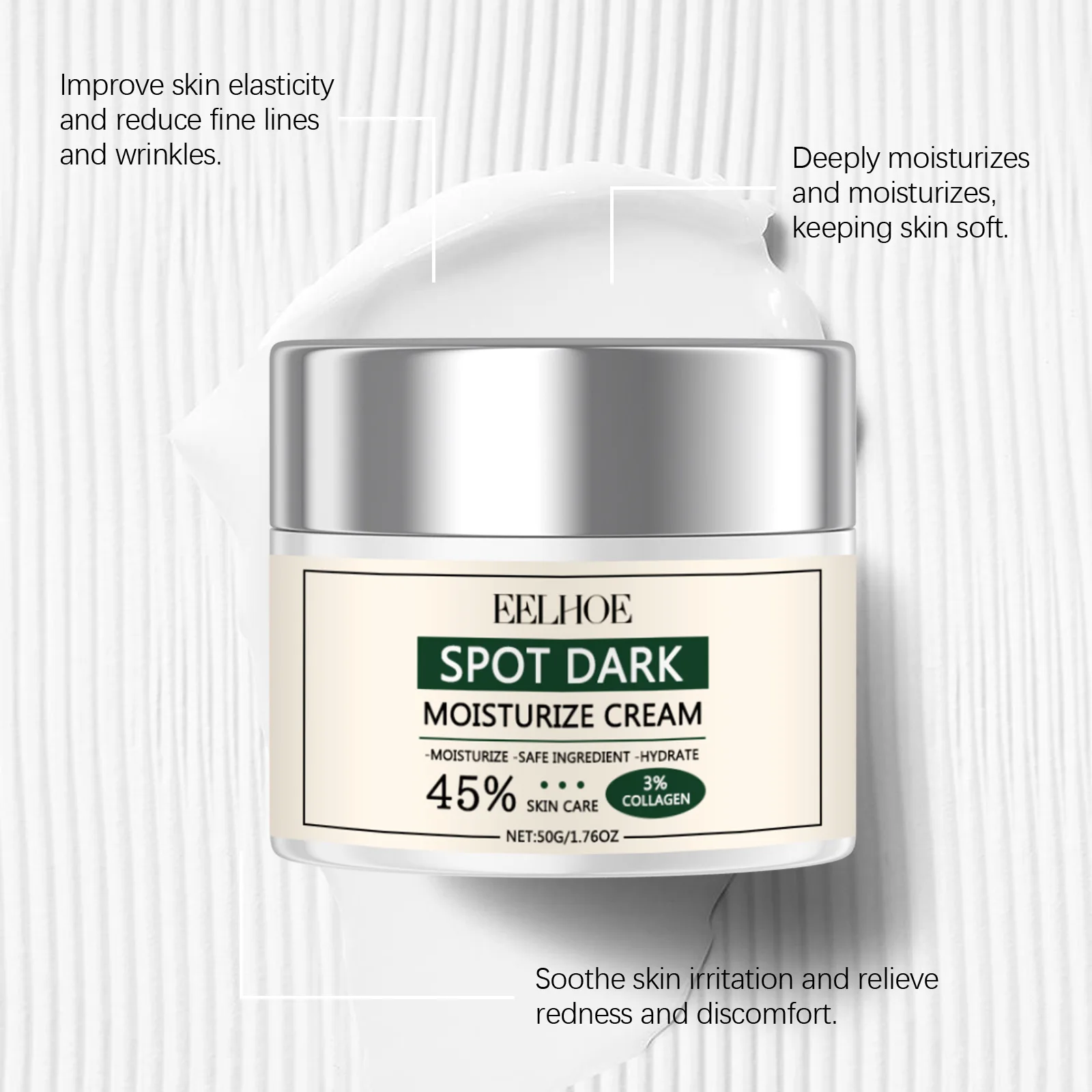 Deep Nourishing Facial Moisturize Cream Hydration Repair Dry Skin Barrier Anti-Aging Anti Wrinkle Day Night Face Cream Skincare