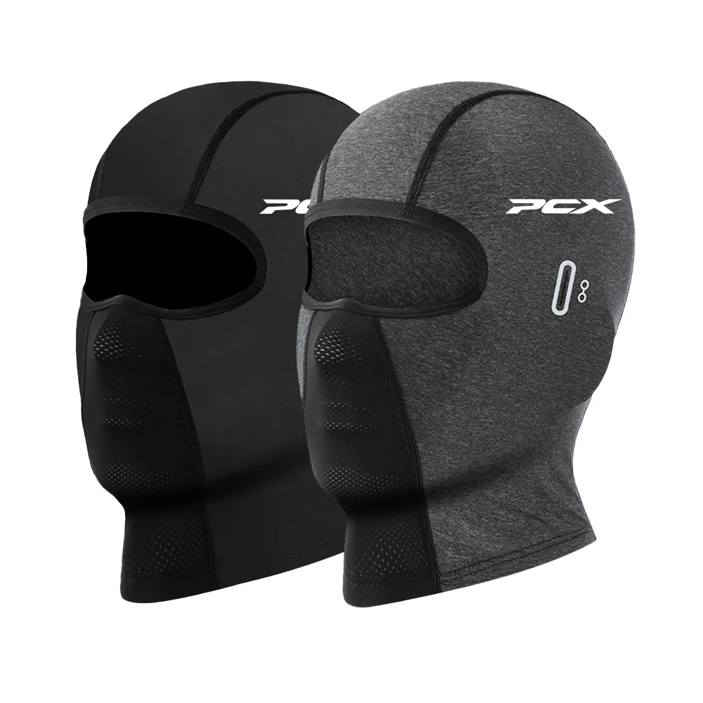 For Honda PCX125 PCX160 PCX 125 160 2021 2024 Cycling Cap Summer Cool Motorcycle Balaclava Hats Sun UV Protection Bike Running