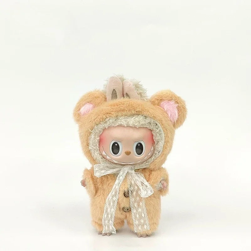 

Cute Cartoon Rabbit Outfit for Labubu Plush Clothes Fashion Cute Monkey Macaron Korea Style Clothes for Labbubu Accessories