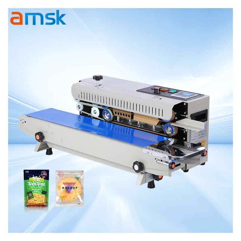 High Quality FR-900 Muti-functional Continuous Bags Band Seal for Snack Pouch Food Bags Small Plastic Bags Sealing Machine