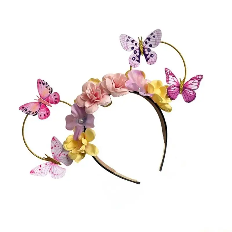 31BF Handmade Floral Headpieces For Children And Special Occasion Stage Outfit