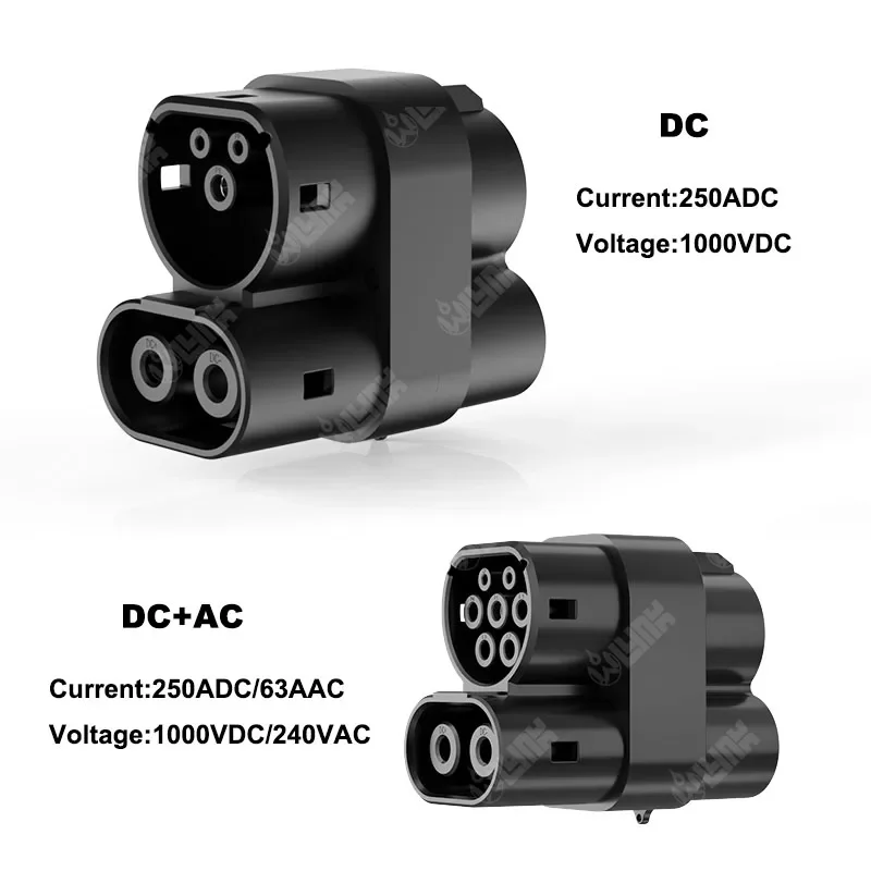 OLINK 300v-1000v 250kw 전기차 TPC DC 급속 EV 커넥터 CCS1에서 CCS2 어댑터 테슬라용 썸네일 3