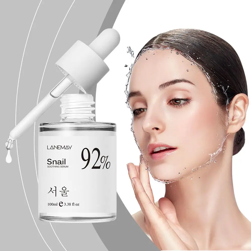 100ml 92% Snail Soothing Facial Essence Multi in One Serum Care Face Moisturizing and Hydrating Skin E6K8