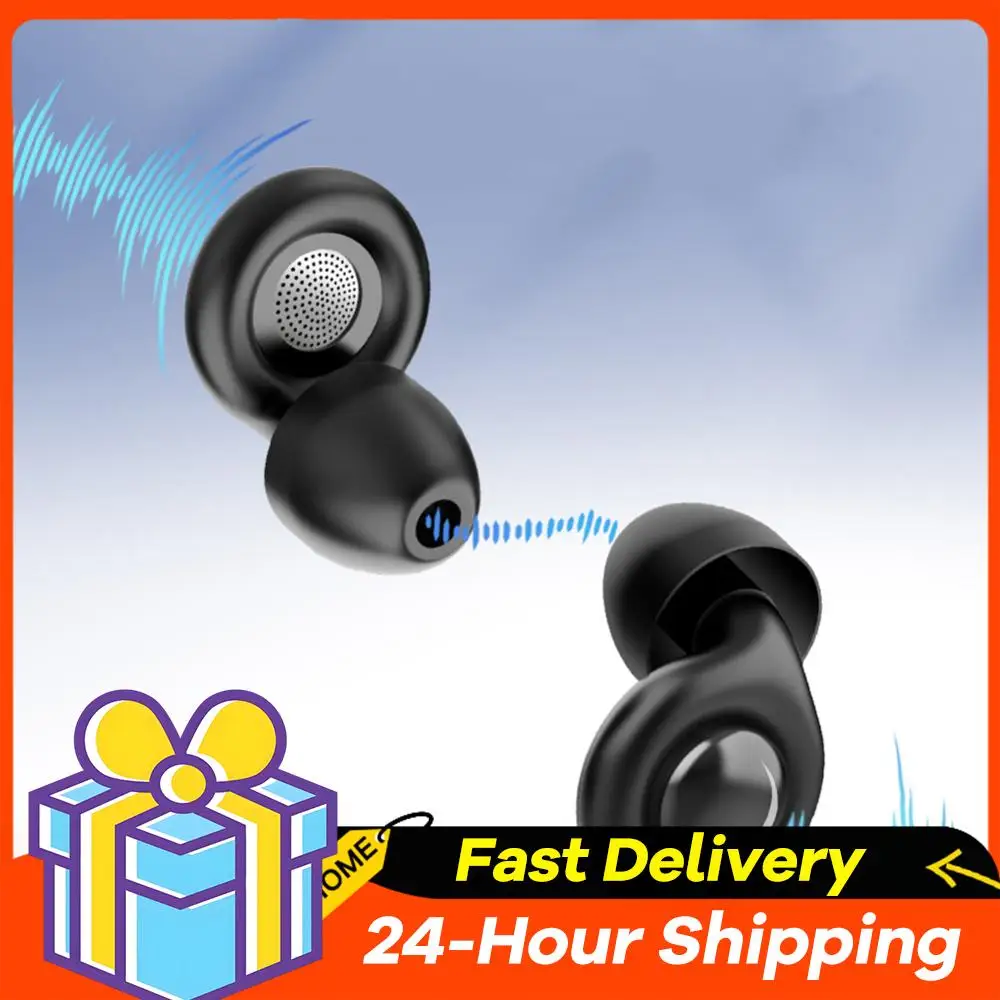 

Reusable Silicone Sleep Ear Plugs W/ 10 Eartips in XS/S/M/L Hearing Protection Earplugs Noise Cancelling Ear Plugs for Sleeping