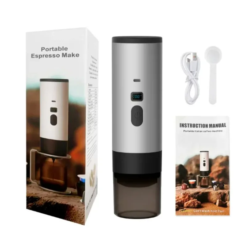 

Portable Coffee Pot Maker Capsule Coffee Machine Home Coffee Machine Charging Model Wireless Portable