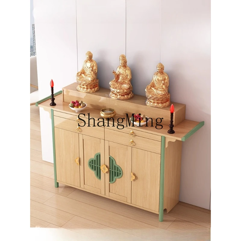 

SM solid wood altar offering incense table for home use new simple modern living room offering incense table offering table