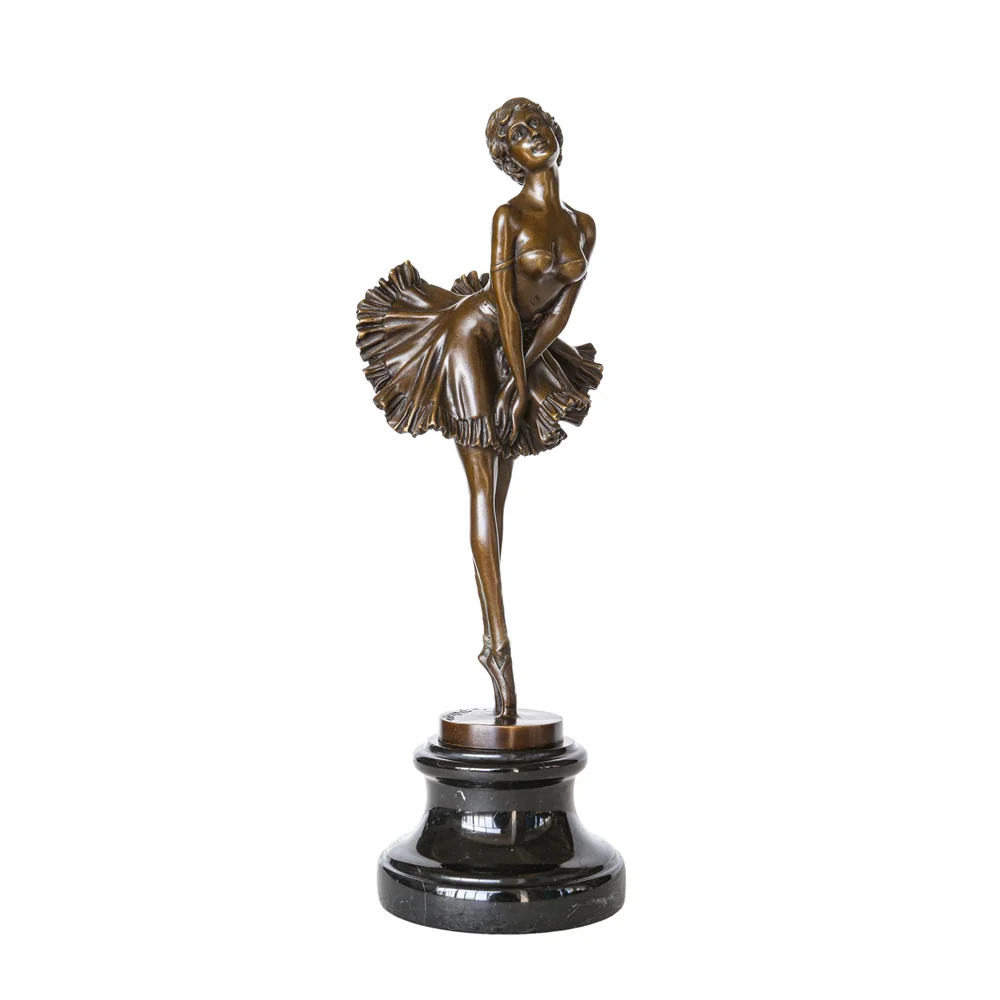 Bronze Marilyn Monroe Dance Ballet Statue Sculpture Home Decor