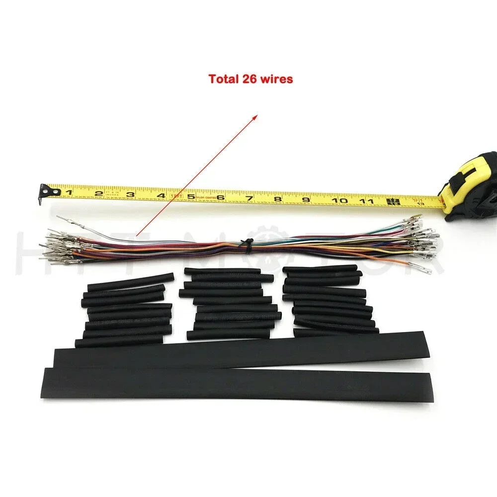 2014-2016년식 몽키 바 및 2007-2013년식 할리 투어링 애프터마켓 오토바이 부품용 12인치 핸들바 회로 와이어 연장선