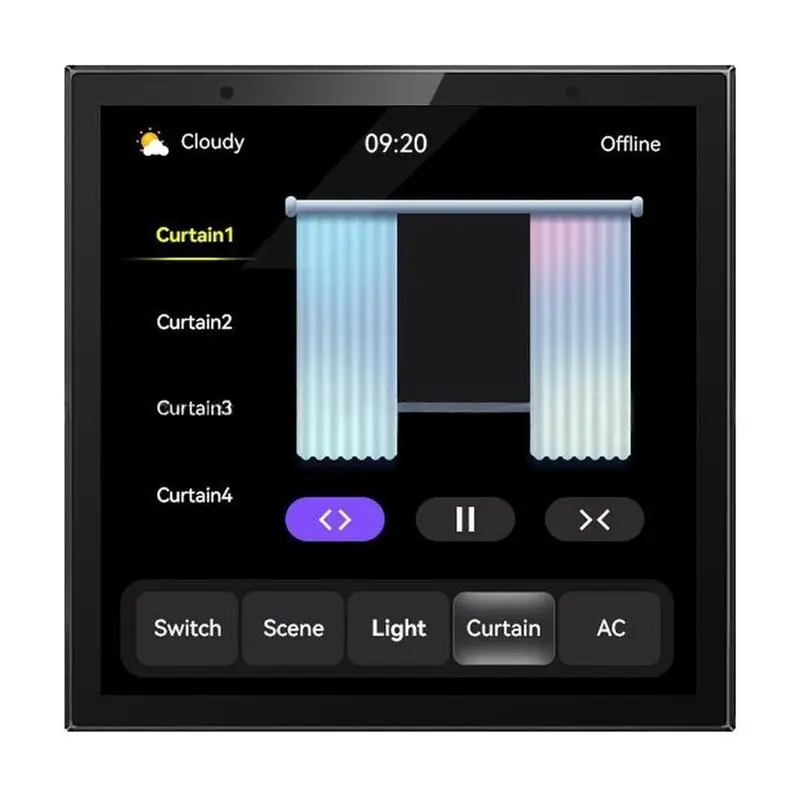 AC23-Tuya 4 Inch IPS Touch Screen For IOT Smart Display 86 Box Central Control Centrol Wifi BT Development Board