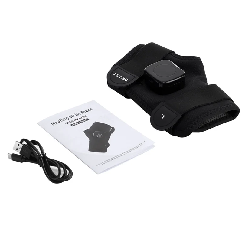 Pulsera calefactora eléctrica magnética que aplica una compresa cálida al muñeca, pulsera de terapia con funda para tendón de articulación de mano