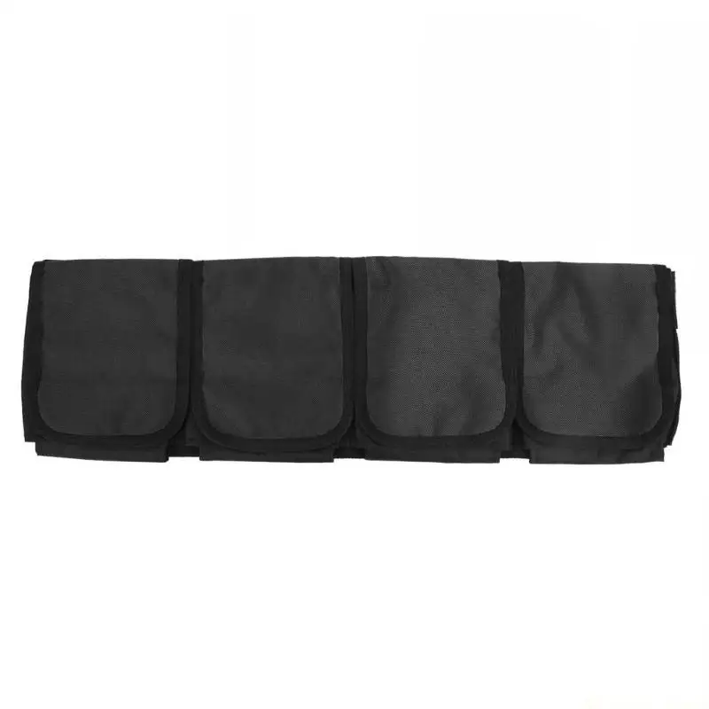

31BE Weight Belt Quick Adjustable Weight Belt with 4 Pockets Release Buckle Diving Pocket Weight Starp for Swimmers