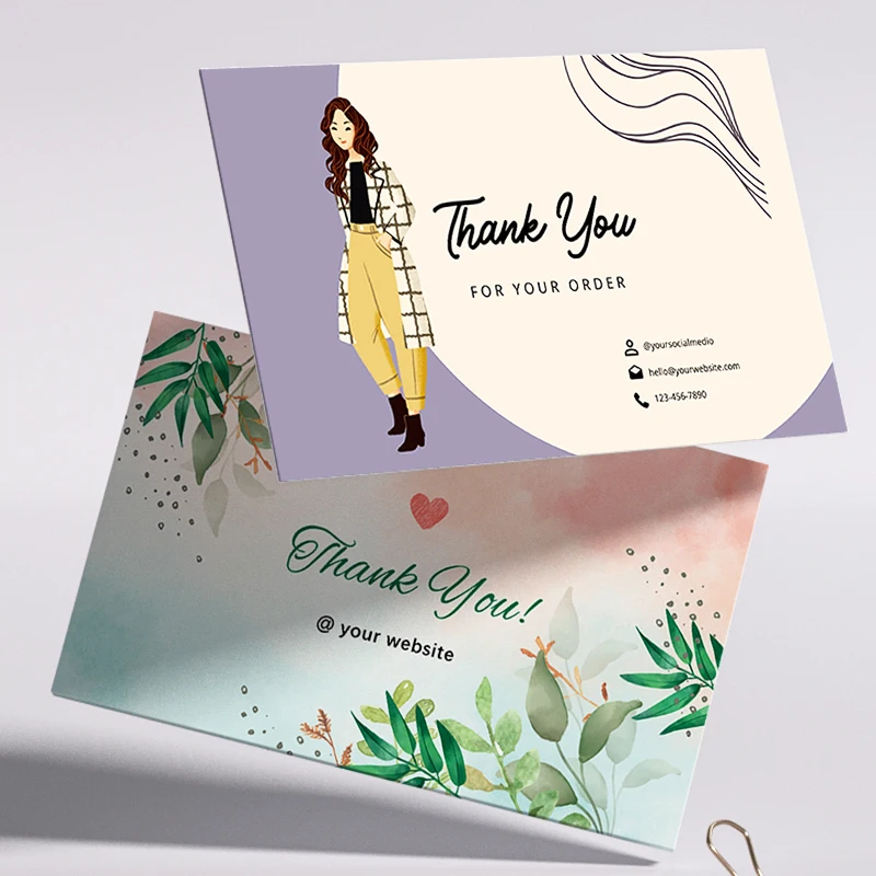 DsgnTouch Custom Cards Thank You Card For Supporting Small Business Free Design Greeting Tags Thanks for Invitation