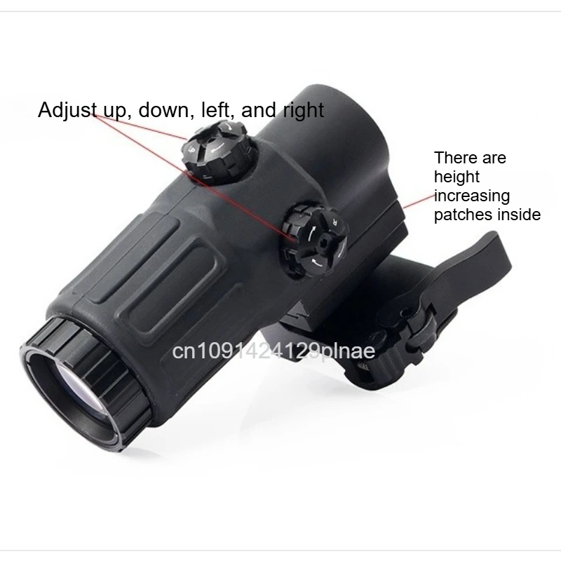 نطاق مكبر Plnae G33 G43 G45 ثابت 3X 5X مع مفتاح إلى جانب حامل QD سريع قابل للفصل للصيد الادسنس # 251031 #4