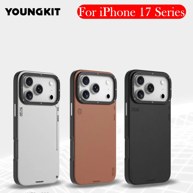 

Магнитный чехол YOUNGKIT для iPhone 17 Pro Max, задняя крышка с подушкой безопасности для iPhone 17 PRO MAX
