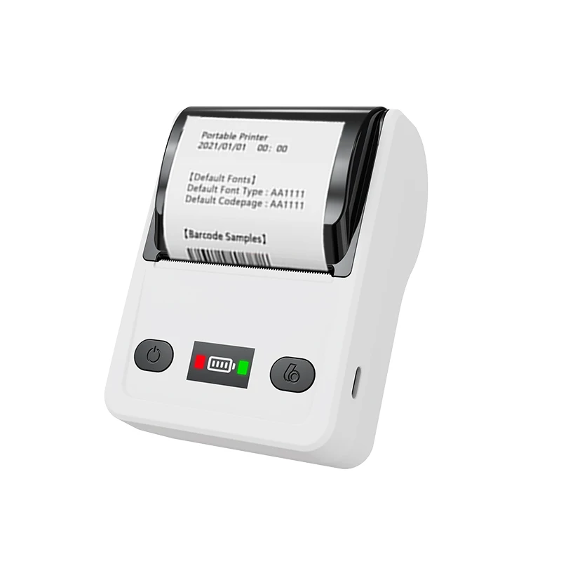 GOOJPRT Portable Mini Thermal Printer 2 inch Wireless USB Receipt Bill Ticket Printer with 58mm Print Paper for Restaurant