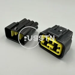 1 Juego de conector impermeable de 8 pines, arnés de cables, conjunto de CA con pines y sellos FW-C-8F-B FW-C-8M-W