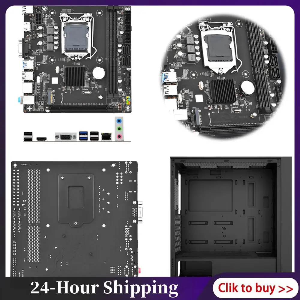 

Материнская плата LGA 1155, материнская плата компьютера DDR3, основная плата компьютера M.2 NVME B75M-I Mini-ITX, основная плата компьютера, аксессуары для ПК