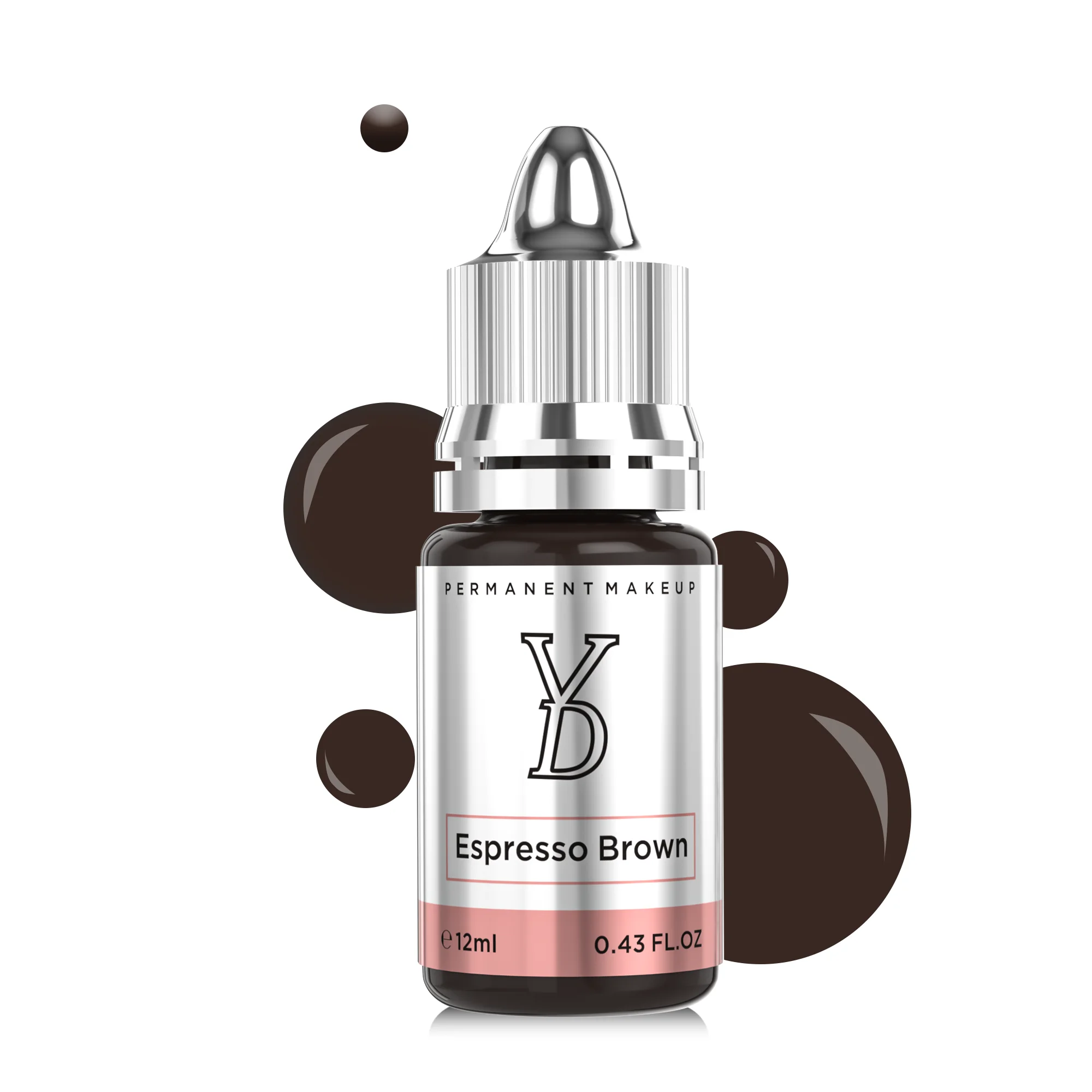 YDPMU Espresso Brown Tattoo Ink Professional Powder Liquid Pigment Tattoo Beauty Makeup Semi-permanent Tattoos Supplies 12ML